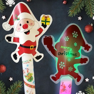 크리스마스,성탄절,성탄,led,램프,산타,눈사람,led봉,봉,막대,크리스마스만들기,램프봉,전구봉